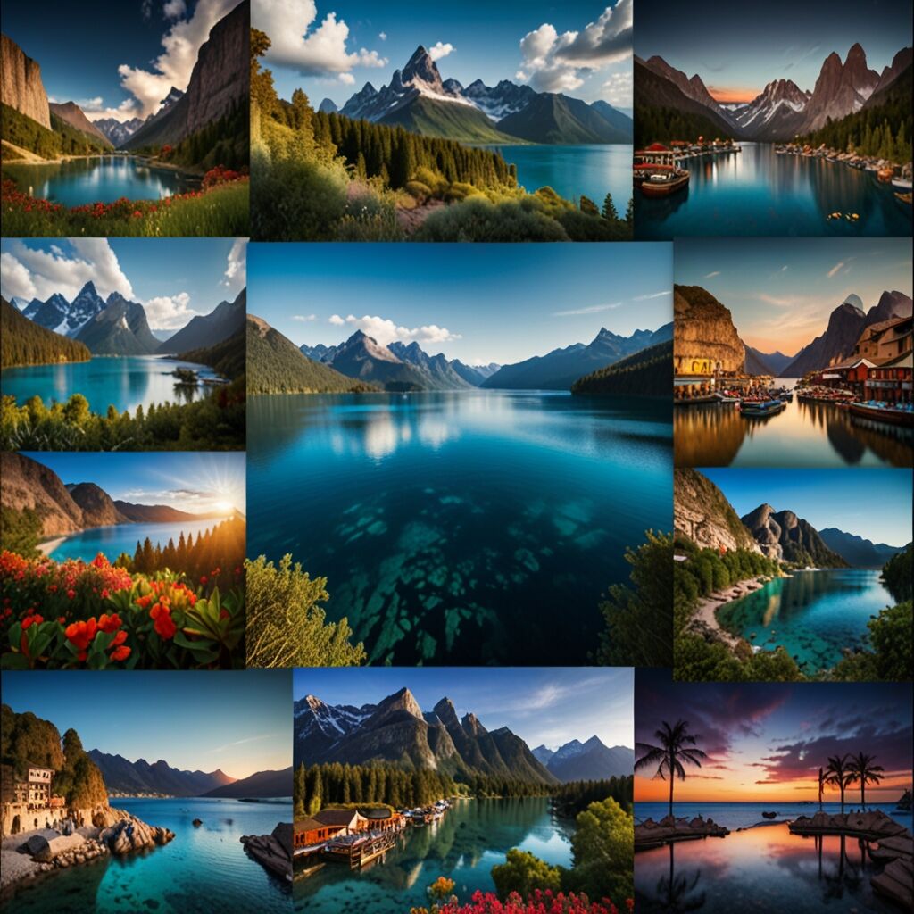 Vibrant train travel culture scenes